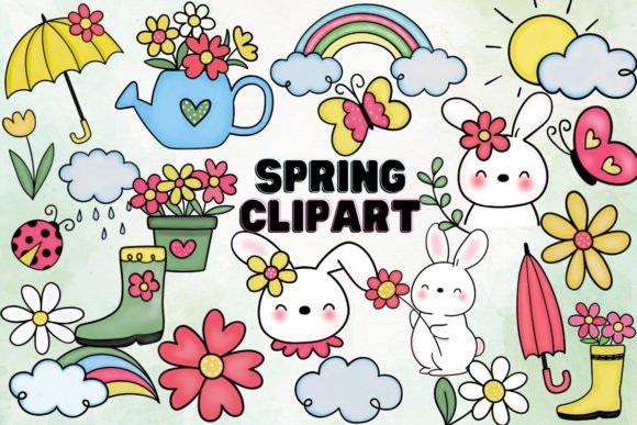 Download Bright &amp; Cheery Spring/Easter Elements - Easter elements Collection