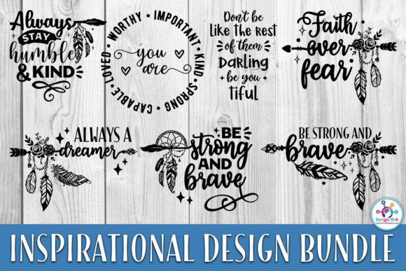Download Inspirational Design Bundle SVG DXF PNG - Premium Resources