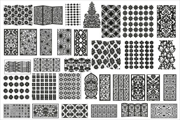 Download Seamless Vintage Black and White Floral - White Collection