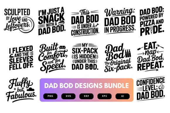 Download Dad Bod SVG Bundle - Dad bod svg Collection