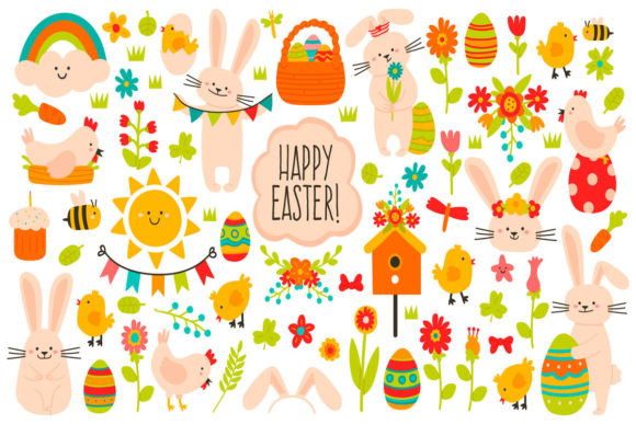 Download Cute Easter Elements - Easter elements Collection