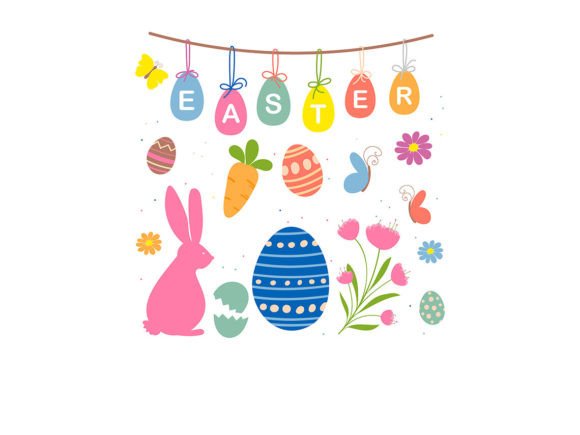 Download Vector of the Easter Elements - Easter elements Collection